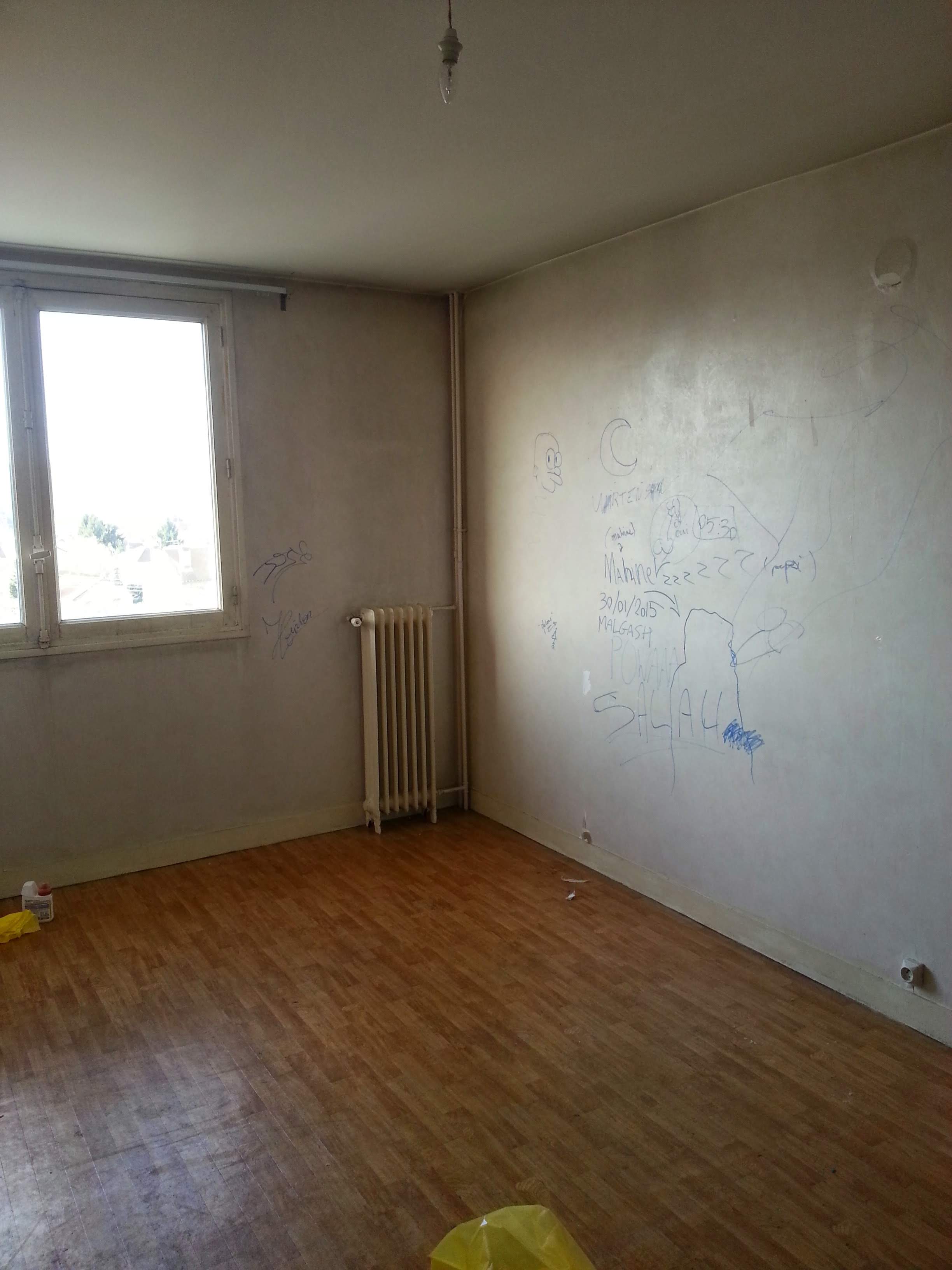 Salon avant rénovation